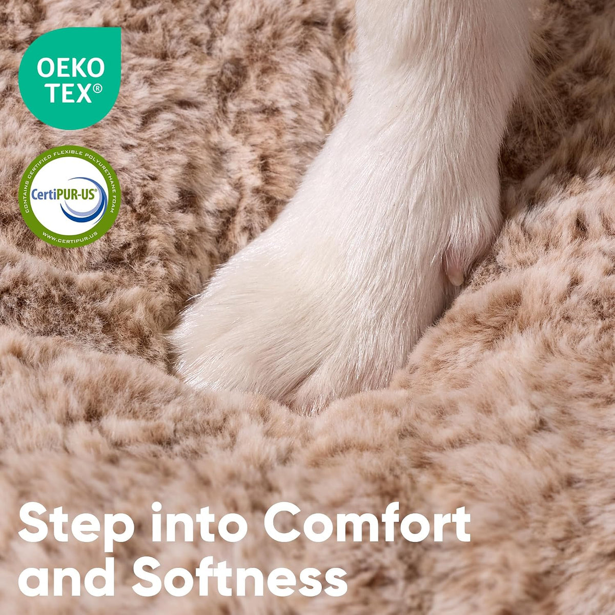 FUKUMARU Large Thickened Dog Couch Bed, Orthopedic, Waterproof & Washable
