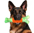Dog Toys for Aggressive Chewers, Tough Stick Chew Bone | Durable Rubber & Nylon Dog Bones, Indestructible Dog doys for Medium,Large Dogs,Beef Flavor