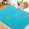 OLANLY Dog Door Mat for Muddy Paws 40x32, Super Absorbent Chenille Mud Mat