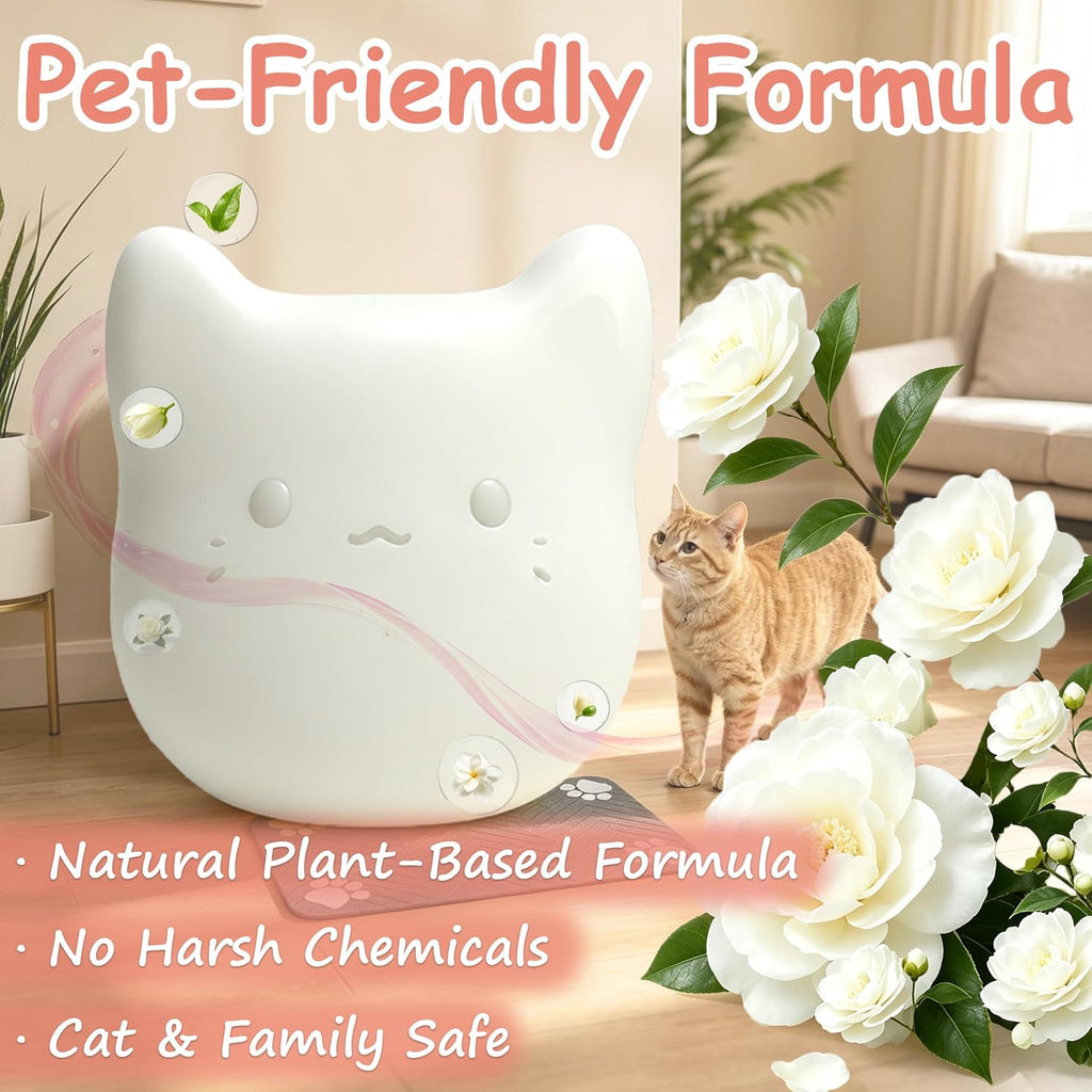 NewKe 6 Pack Camellia Scent Deodorizer for Cumrige Self Cleaning Litter Box