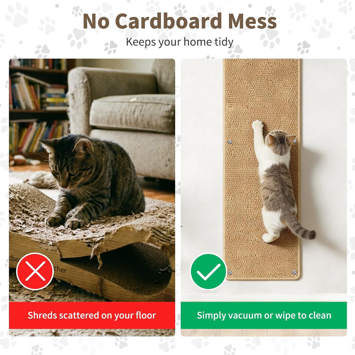 Cat Wall Climbing Carpet, 71"x15.8" Large Scratcher Pad