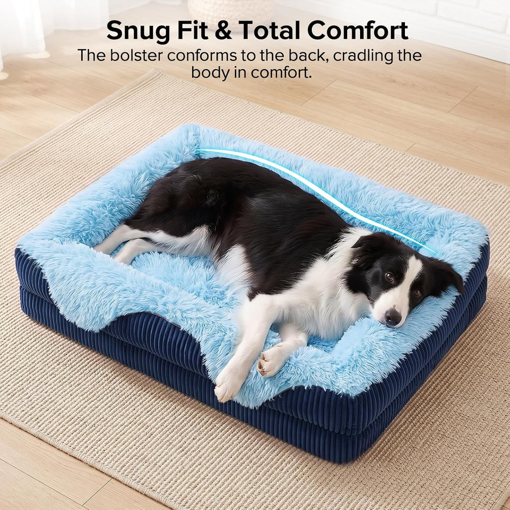 GASUR Orthopedic Dog Bed Extra Large Sized Dog, Washable XL Dog Couch Beds