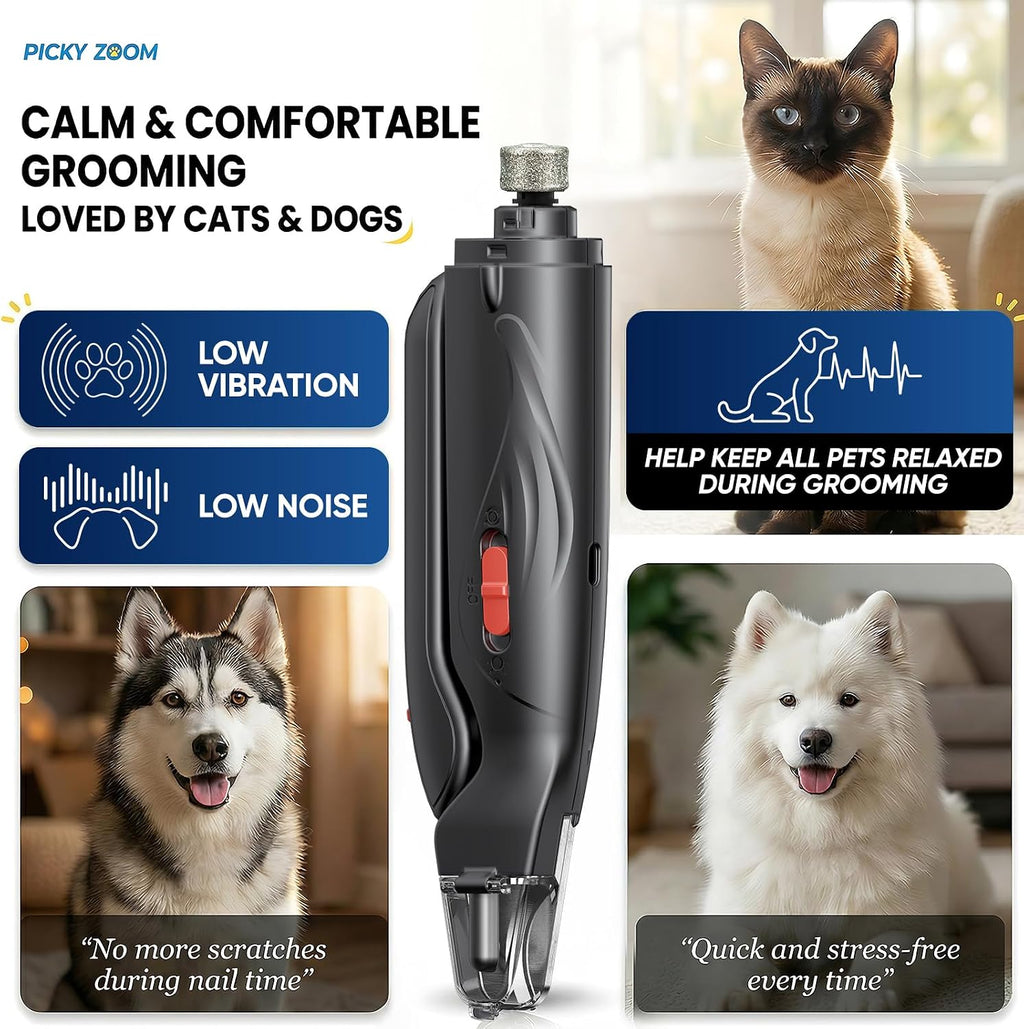 2-in-1 Dog & Cat Nail Clippers and Grinder with LED Light