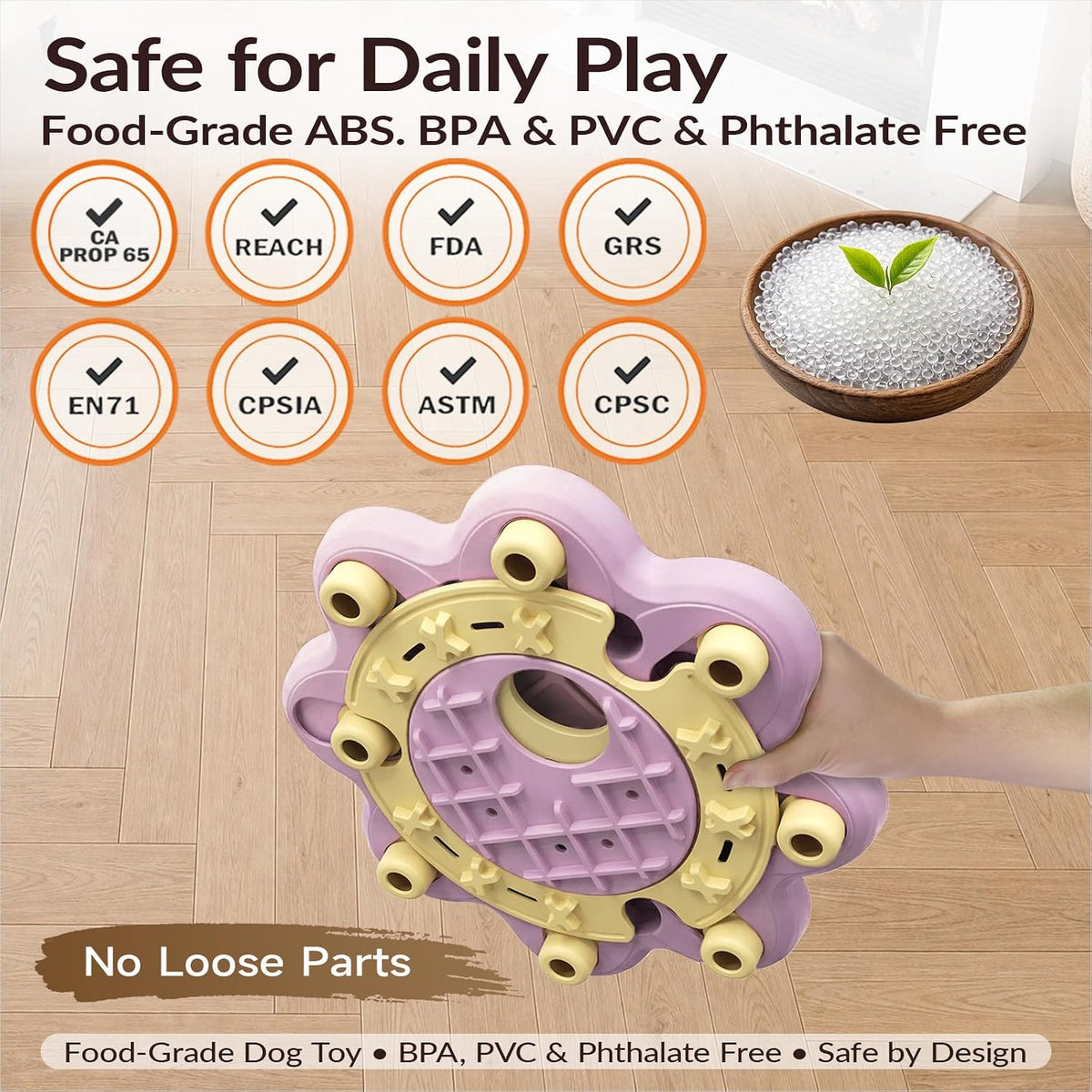 KADTC L Size 3 Levels, Dog Puzzle Toy, Slow Feeder & Enrichment for Dogs