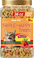 Just Try Cat Grass Treats with Cranberry & Pumpkin, 36 oz