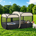 2-in-1 Dog Playpen Portable Cat Playpen, Not Separated, No Assembly