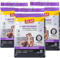 Glad for Pets Giant Activated Carbon Training Pads, 30 x 36 In, 24 Ct, 3-Pk | Adhesive backing and wall protection for leak-proof, super-absorbent day-to-night coverage