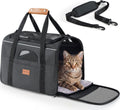 Morpilot Airline Approved Cat Carrier for Pets up to 15lbs,16.5" x11" x11"