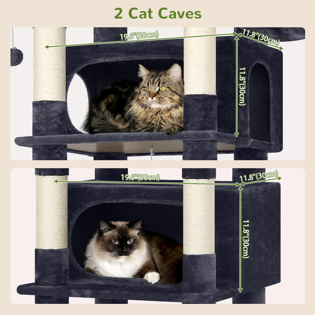 Globlazer Giant Tall Heavy Duty Cat Tower for Indoor Large Cats, F83B