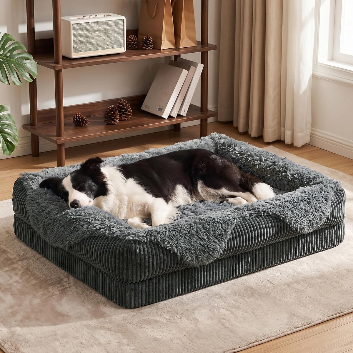 GASUR Orthopedic Dog Bed for Medium Sized Dog, Washable Dog Couch Beds
