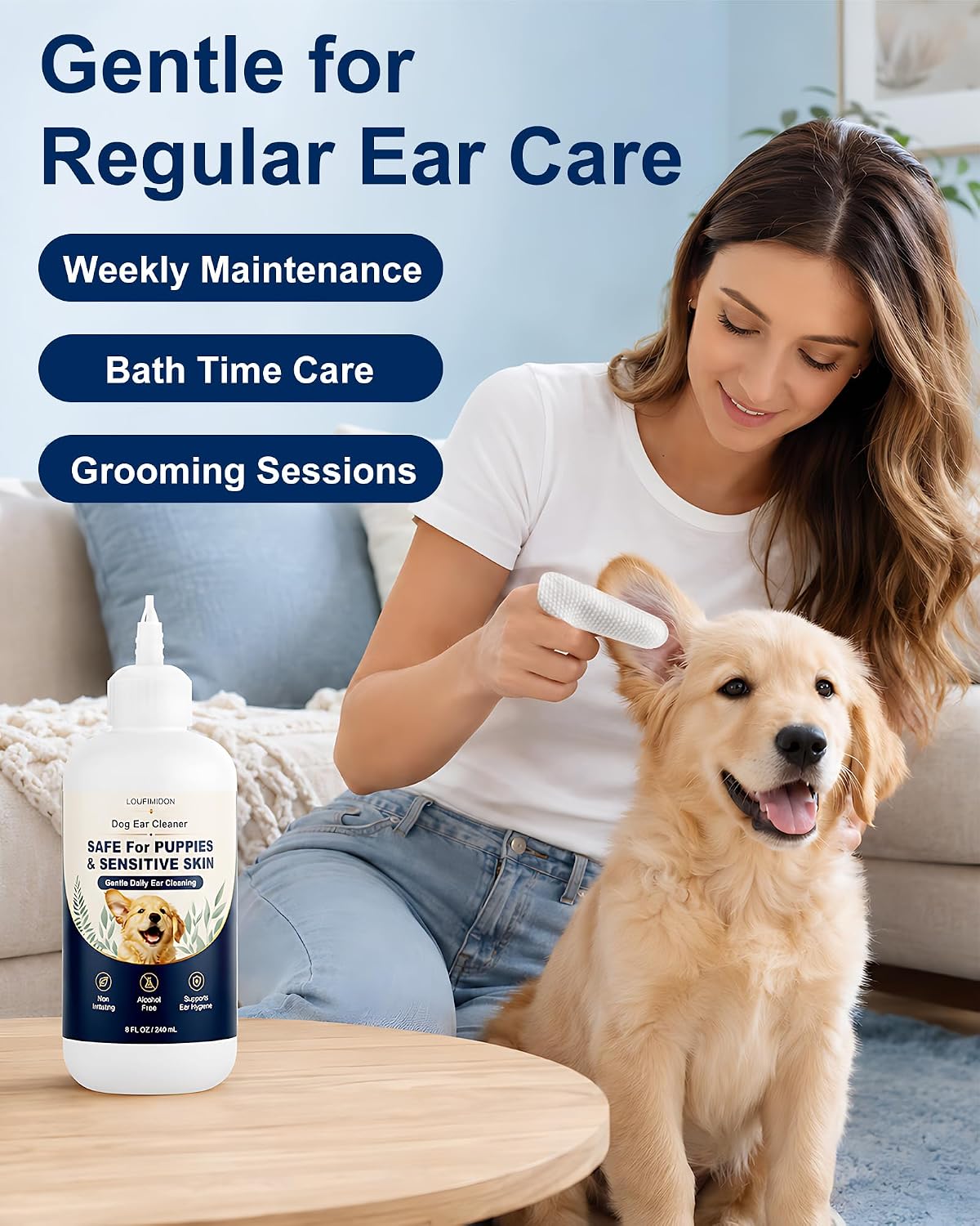 2 x 8 Fl Oz Dog Ear Cleaner Wax Removal