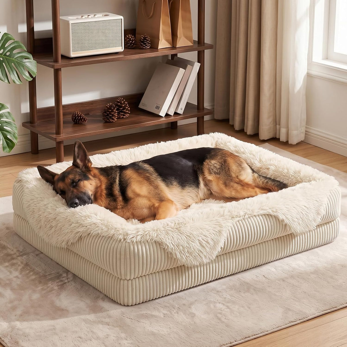 GASUR Orthopedic Dog Bed Extra Large Sized Dog, Washable XL Dog Couch Beds