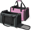 YUDODO 2 Packs 25 lbs Soft Sided Pet Carrier for Large Cat & Small Dog