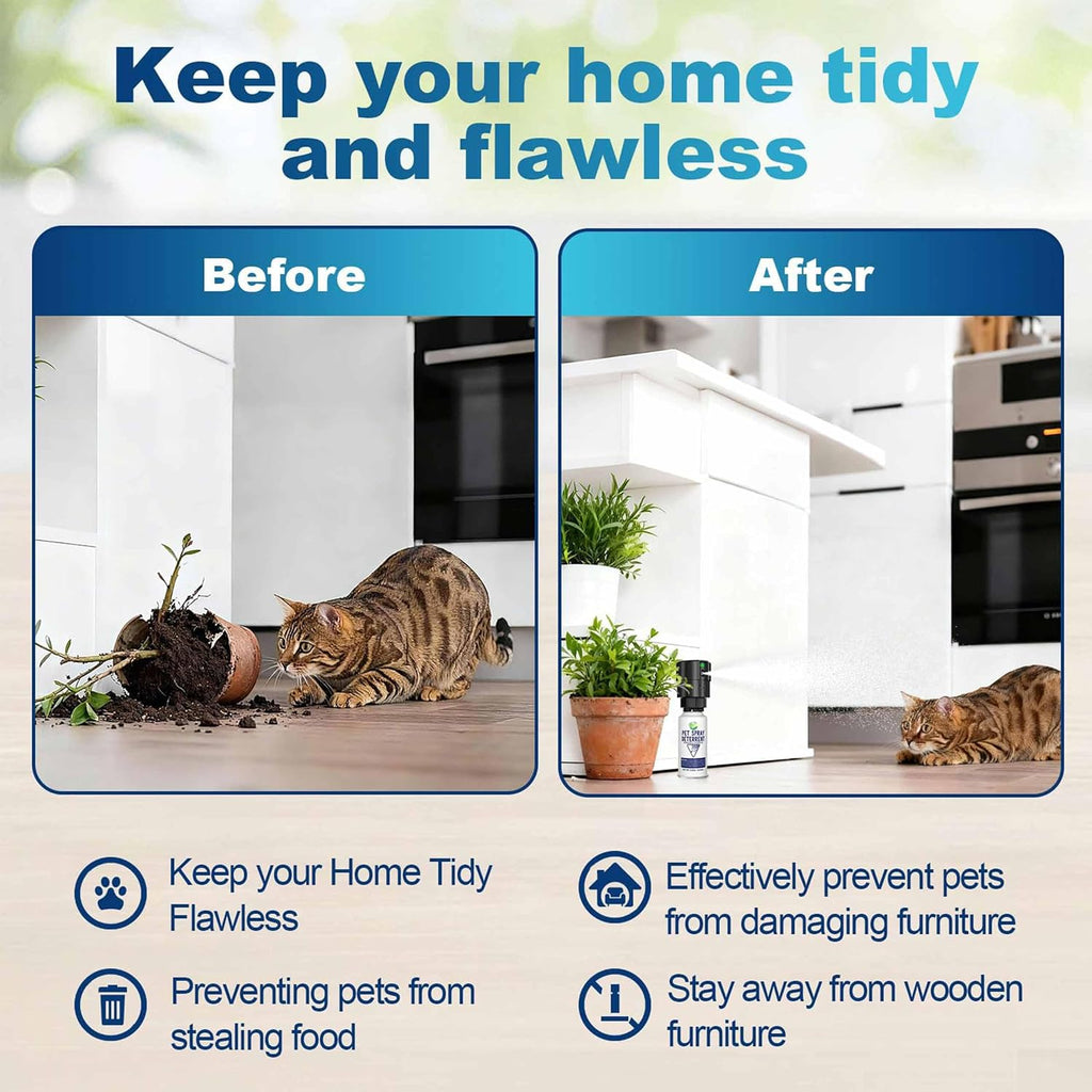 Motion Activated Cat Deterrent Spray Refill,2 Pack 7.78Oz