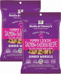 Stella & Chewy's Freeze-Dried Raw Cat Dinner Morsels - Premium Salmon & Chicken Recipe with 98% Wild-Caught & Cage-Free Protein - Natural Grain-Free Cat & Kitten Food - Made in USA - 1 oz (Pack of 2)