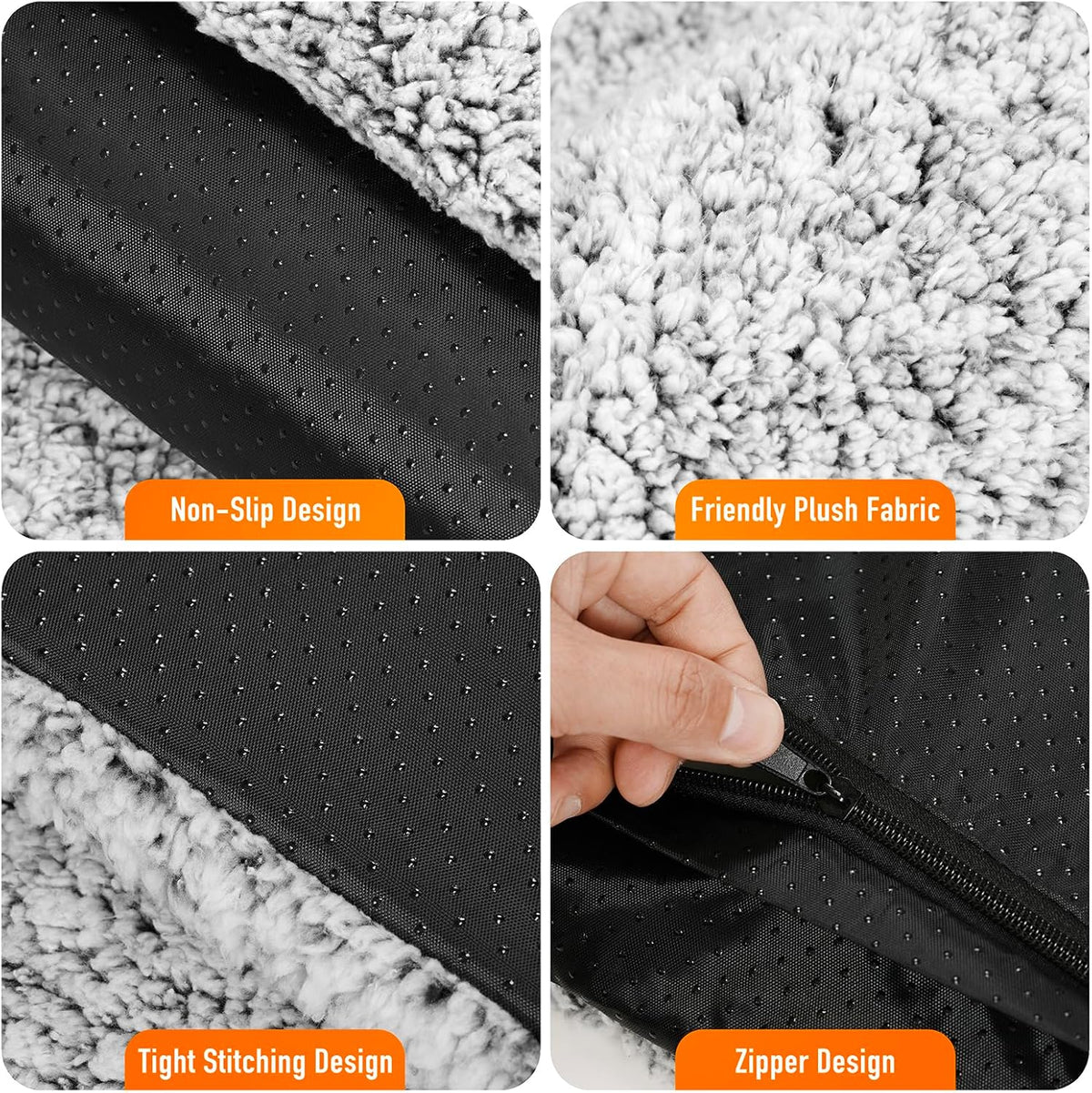 Self Warming Cat Bed, 2.0 Upgraded Thermal Mat for Indoor Cats, 22 x 34 In