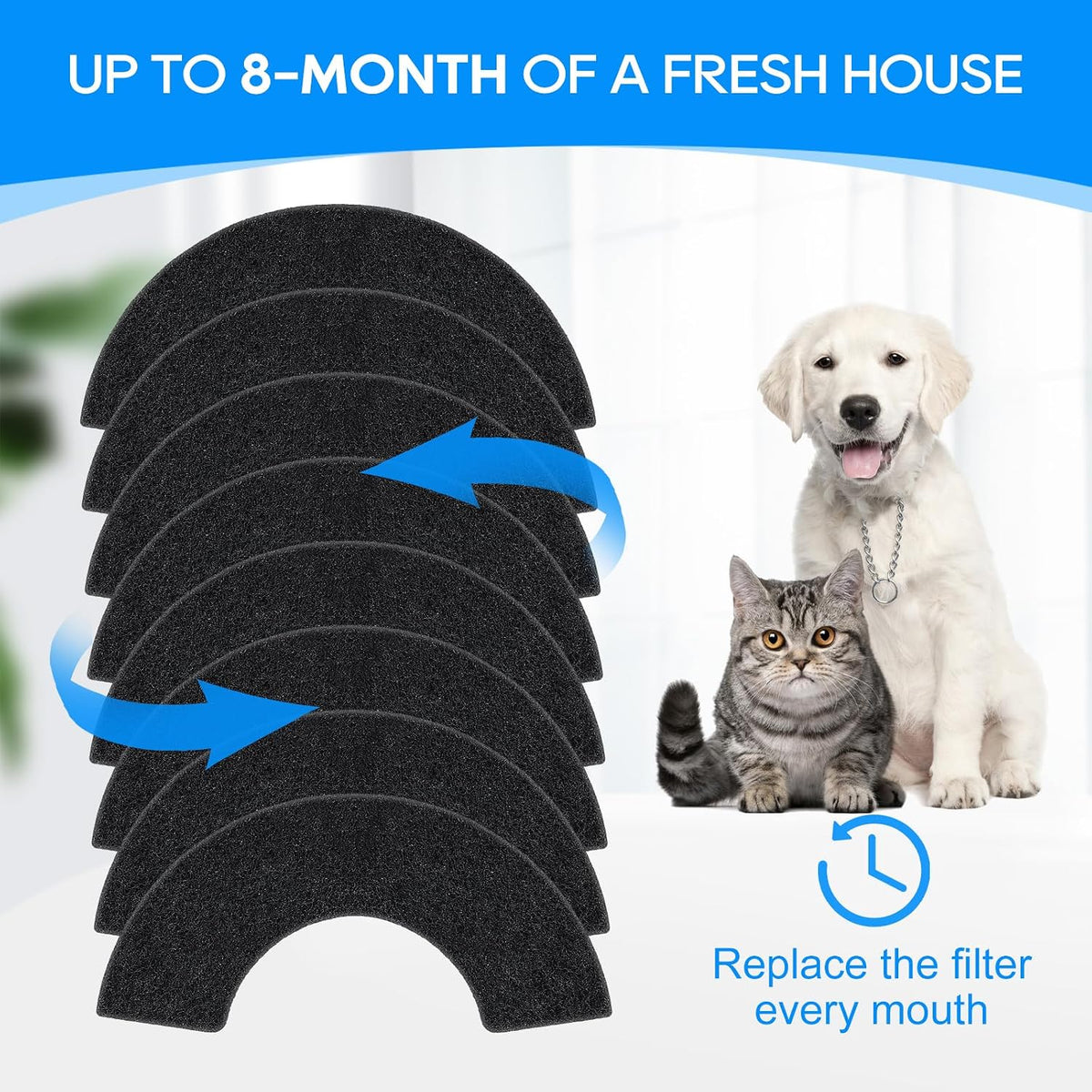 Carbon Filters Compatible with Litter-Robot 4 Litter Box Accessories
