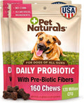 Pet Naturals Daily Probiotic Soft Chews for Dogs, Digestive and Immune Support Supplement, 1 Billion CFU Per Chew, Duck, 160 Count (Pack of 2)
