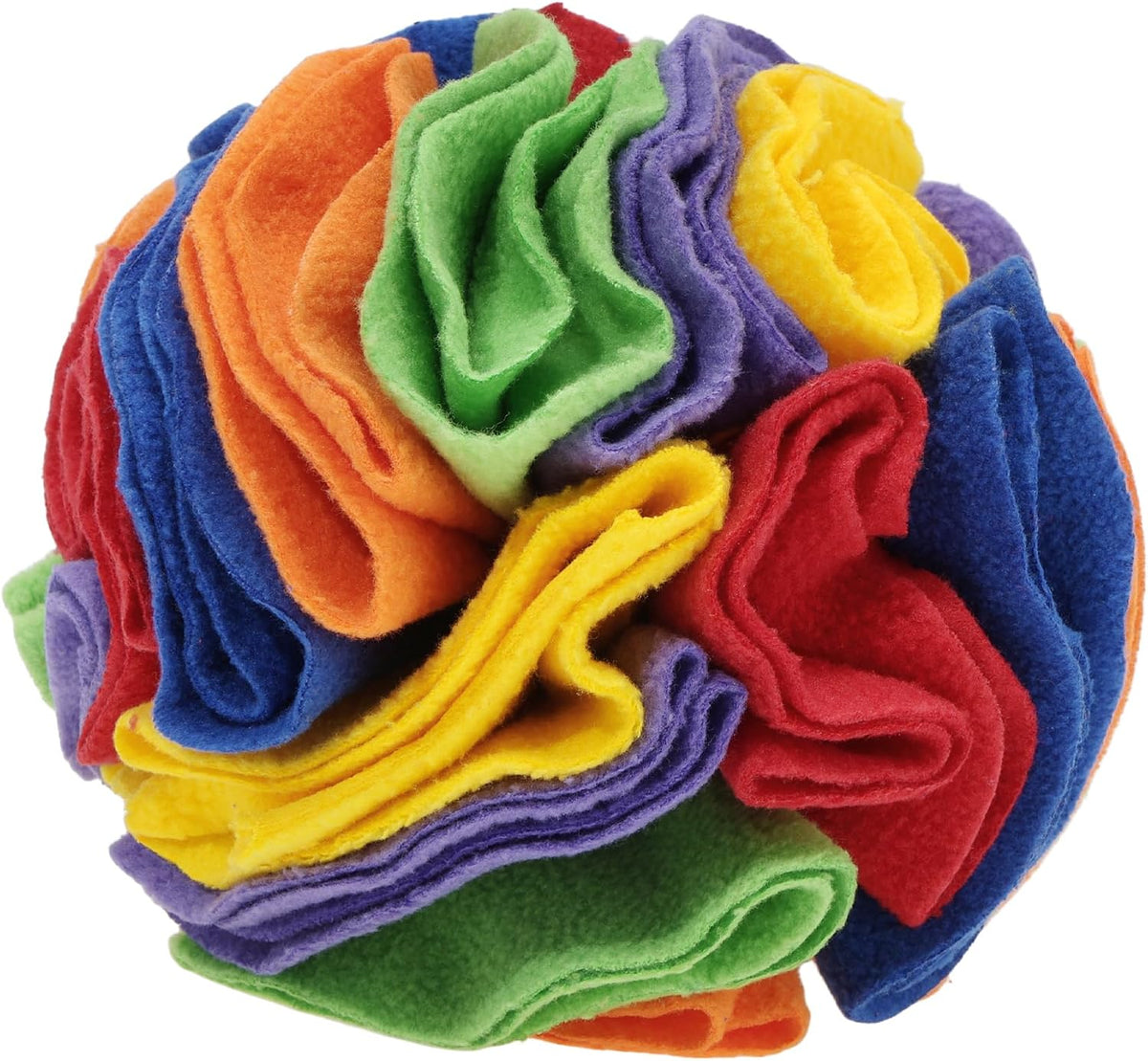 Snuffle Ball for Dogs, Interactive Dog Toys, Rainbow, Small