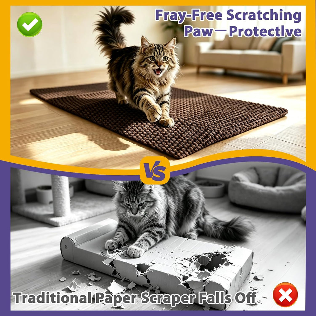 Wall Cat Scratcher & Corner Cat Scratcher,11.8x23.6 Cat Wall Scratch Mats