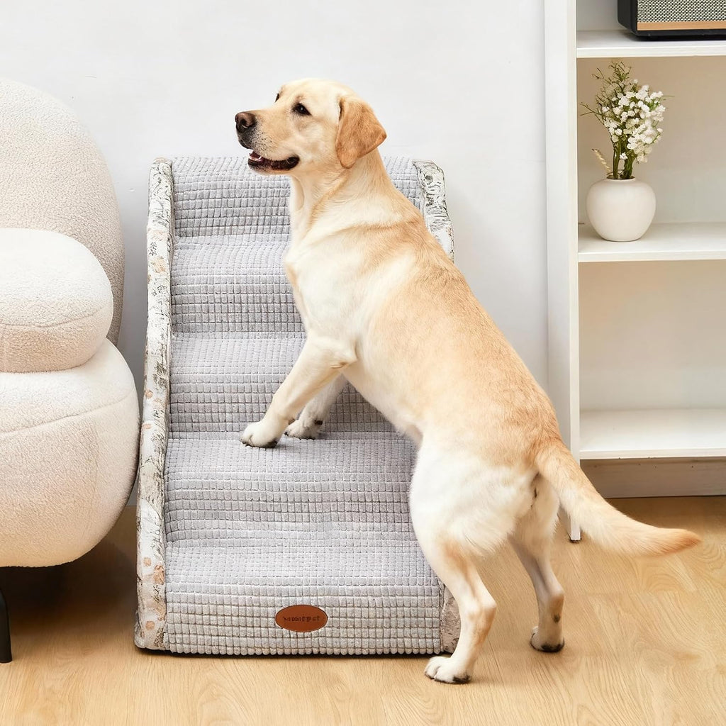 Woochpet 5-Step Dog Stairs for High Beds and Couches