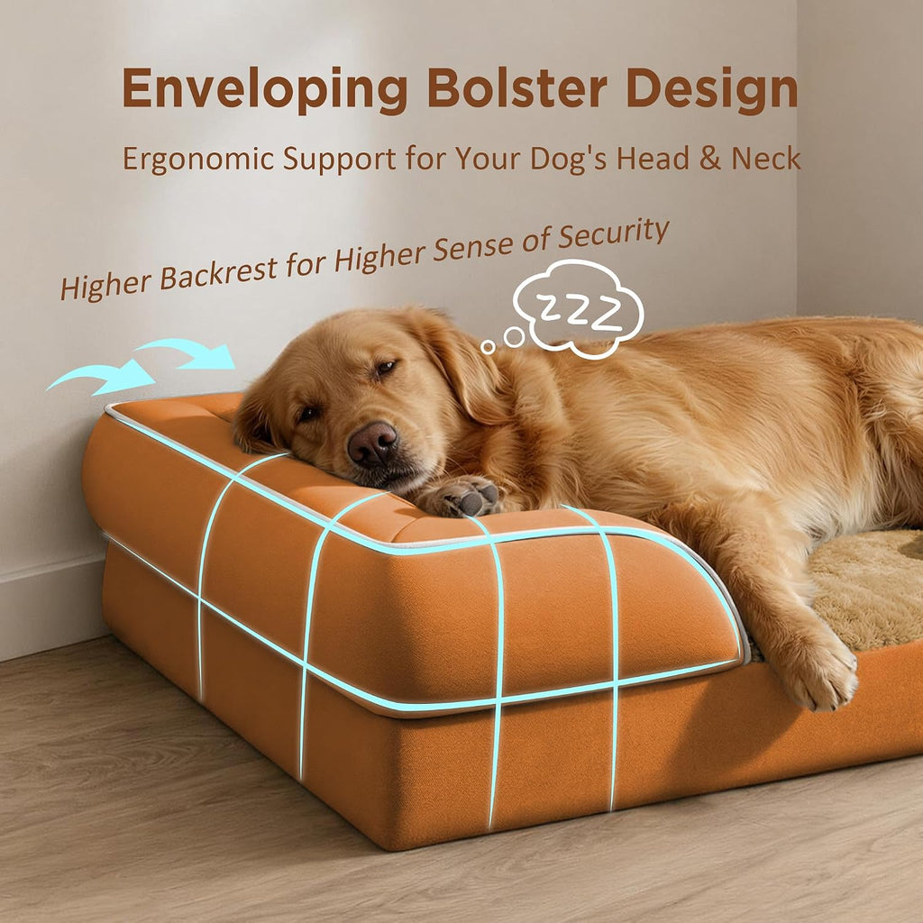 Comfort Expression Waterproof Orthopedic Dog Beds for Large Sized Dog