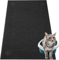 Cat Litter Box Mat, 35" x 24" Large Waterproof Litter Trapping Mat | Thick Mesh Traps Litter, Non-Slip Kitty Litter Mat for Indoor Cat, Soft Paws, BPA-Free, Multi-Use, Easy Clean, Large Coverage