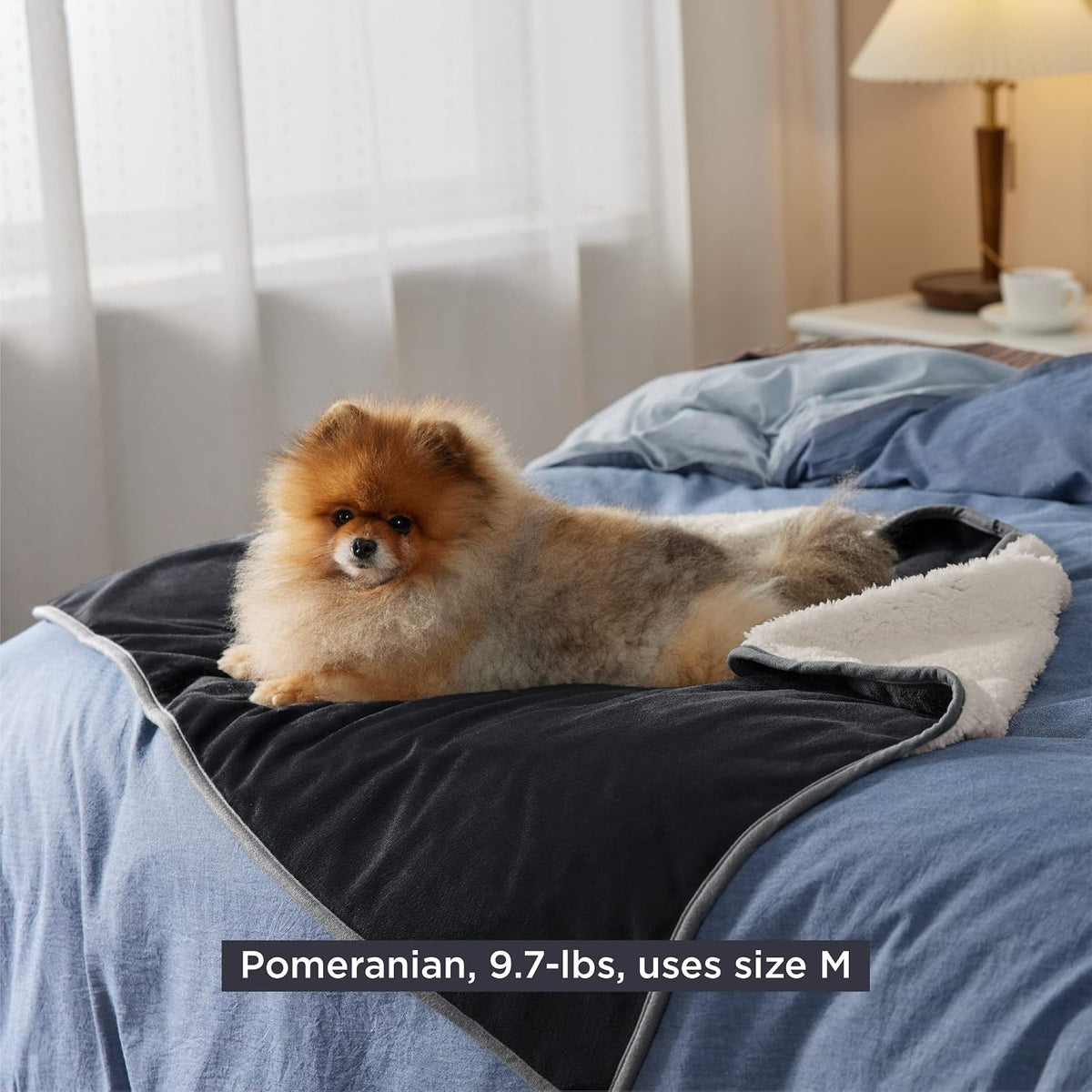 Bedsure Waterproof Dog Blankets for Medium Dogs Washable Soft Warm, 30"X40"
