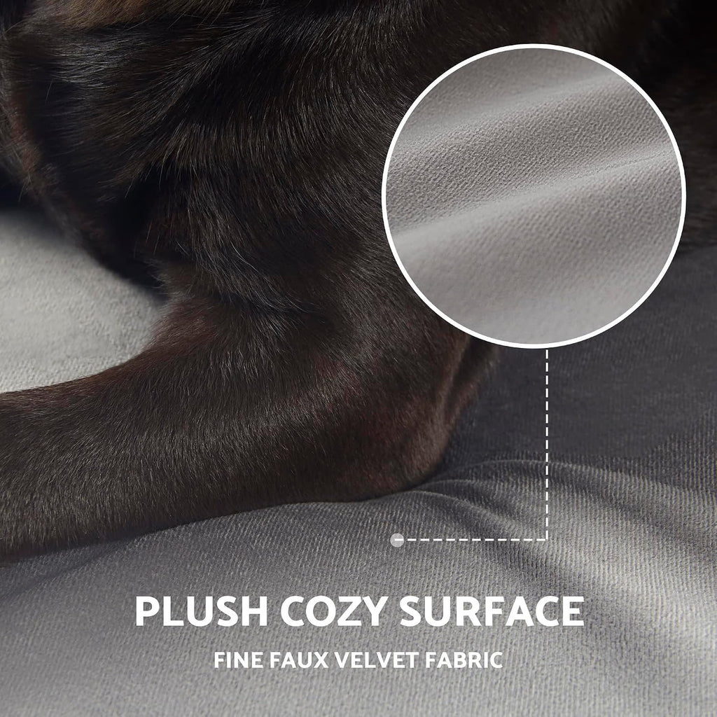 Orthopedic Memory Foam Dog Bed for Extra Large Dogs, Waterproof Lining and Non-Slip Bottom, Removable and Machine Washable Cover (41" x 29", Up to 100LBs)