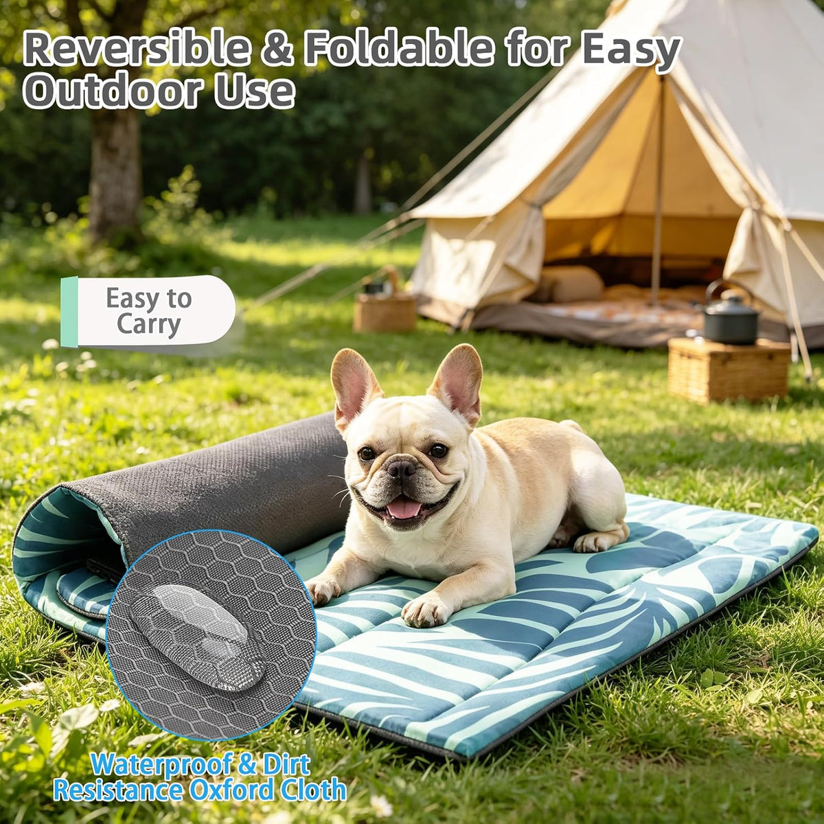 Dog Cooling Mat Large, Q-Max>0.5 Double-Sided Thickened Breathable Cooling Pet Pad for Dogs Cats, 36 * 23in Washable&Portable Outdoor Dog Bed Kennel Waterproof Bottom for Sofa Crate Playpen Indoor