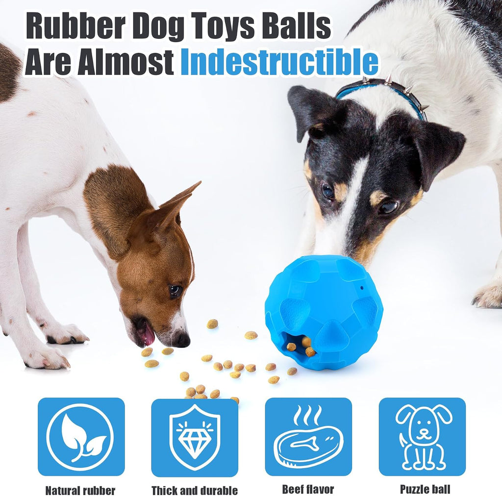 Rubber Treat Dispensing Cognitive Dog Toys for Aggressive Chewers Breed