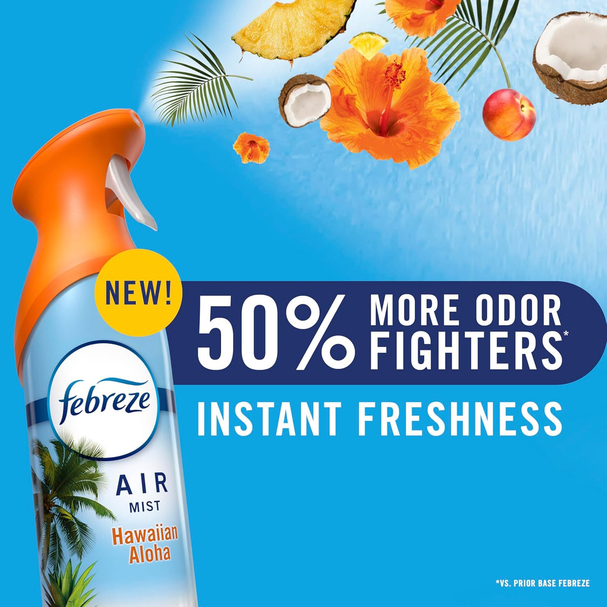 Febreze Air Mist, Air Freshener Spray, Odor Fighting Room Spray, Deodorizer for Home Bathroom Kitchen Office Apartment Dorm Room Classroom, Gain Honey Berry Hula Scent, 8.1oz (Pack of 2)