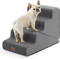 COZY KISS Dog Stairs for Small Dogs, 4-Step 2-in-1 Dog Steps,19.7" H
