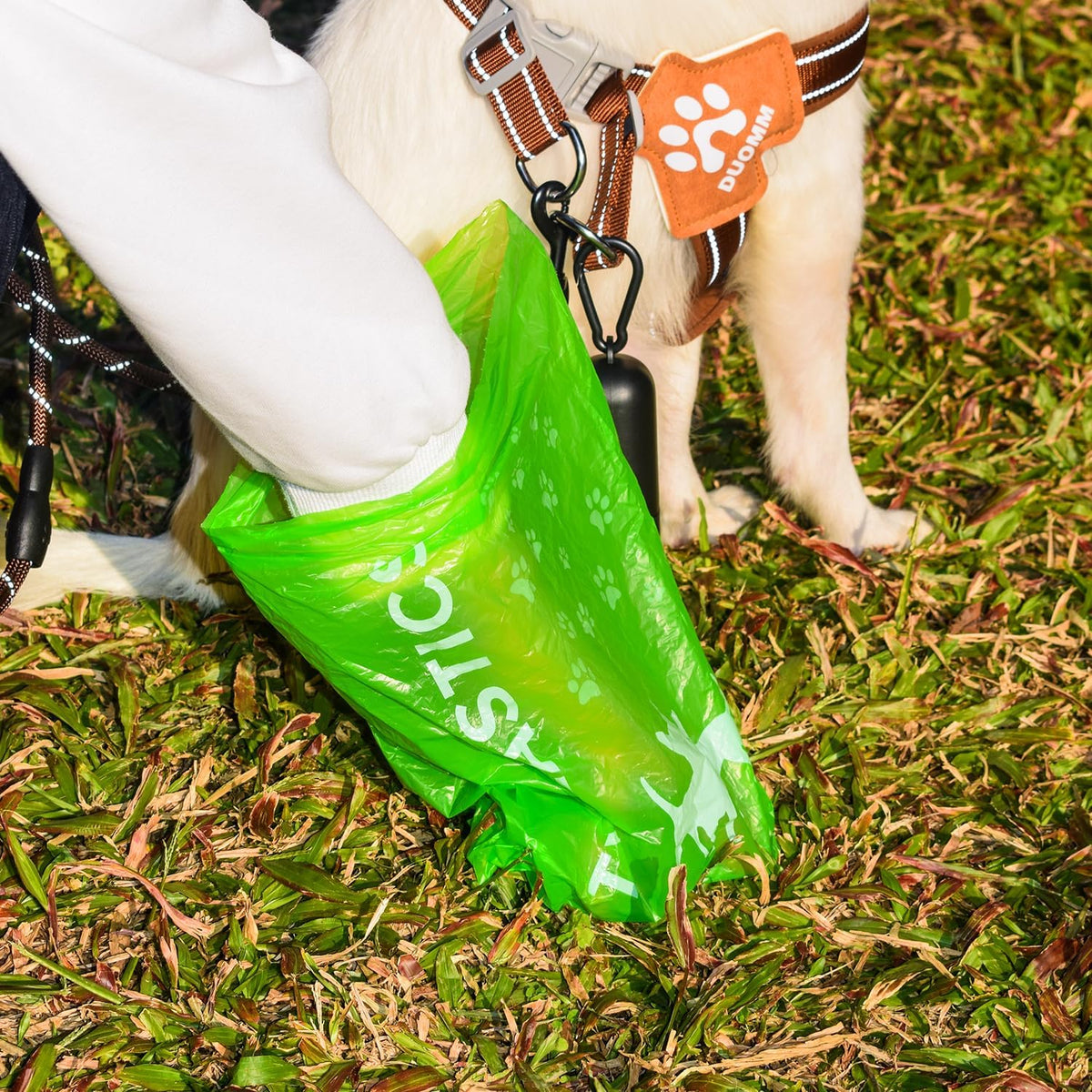 TYPLASTICS Poop Bags for Dogs, 180 Count, 13"x 9", Unscented, 12 Pack of 15 | Refuse Cleanup, Outdoor Walking & Travel, Unscented