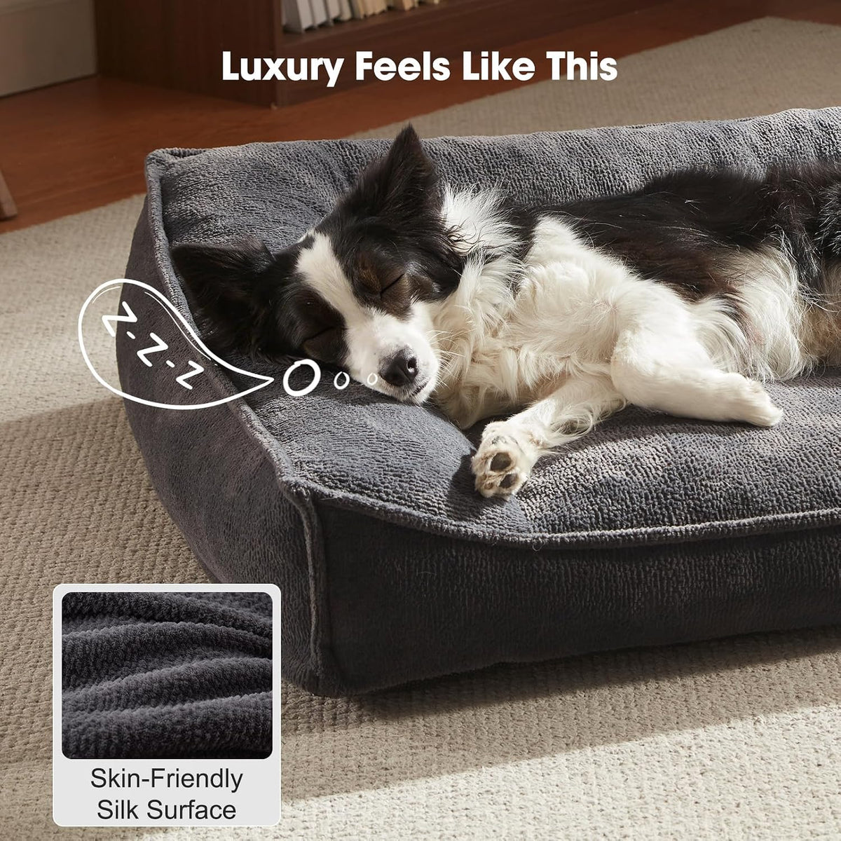 FURTIME XXL Orthopedic Dog Beds Large Sized Dog, Extra Thick Dog Couch 48"