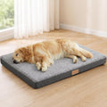 Patas Lague Orthopedic Large Dog Bed Washable Pet Sofa Mat 48''X30'' Grey