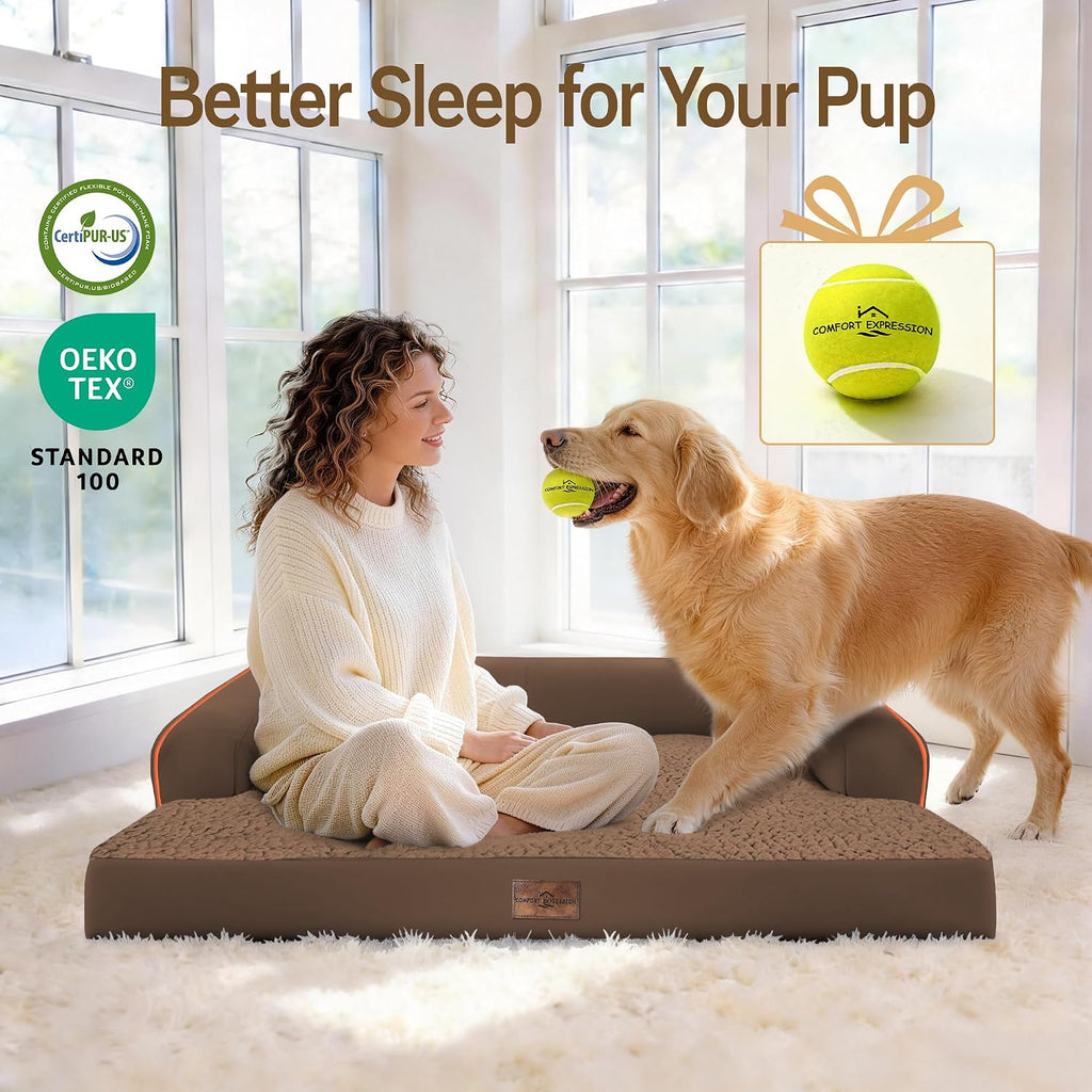 Comfort Expression Orthopedic XL Dog Bed for Large and Extra Large Dogs