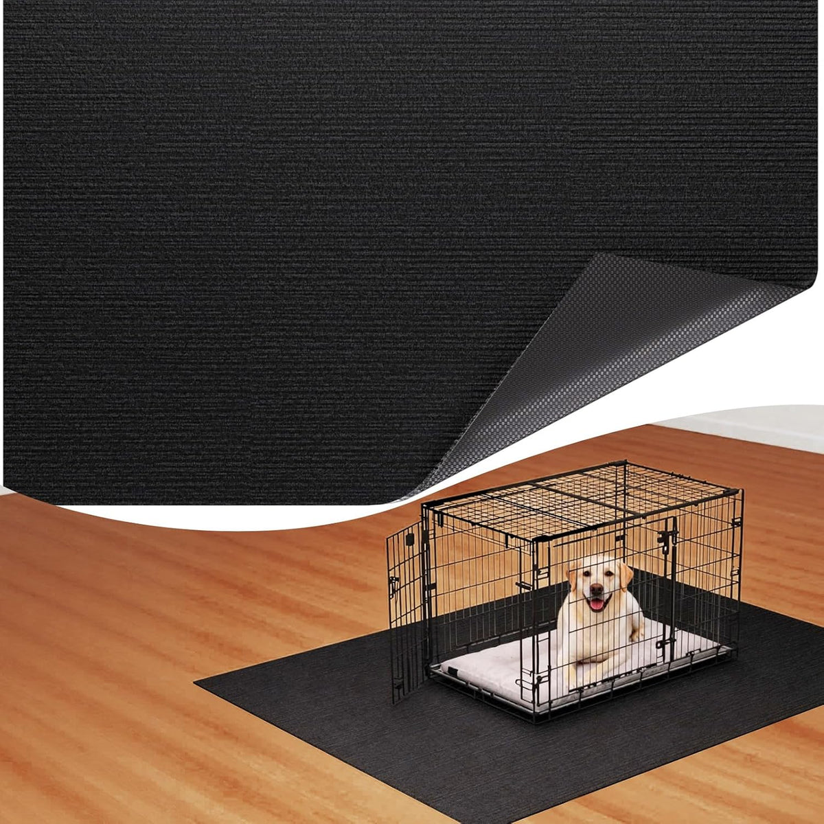 Dog Crate Mat, 32 in X 50 in Dog Playpen Mat Kennel Mat