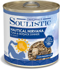 Soulistic Originals Wet Cat Food, Nautical Nirvana Tuna and Skipjack Dinner in Gravy, 10oz Can, Pack of 8