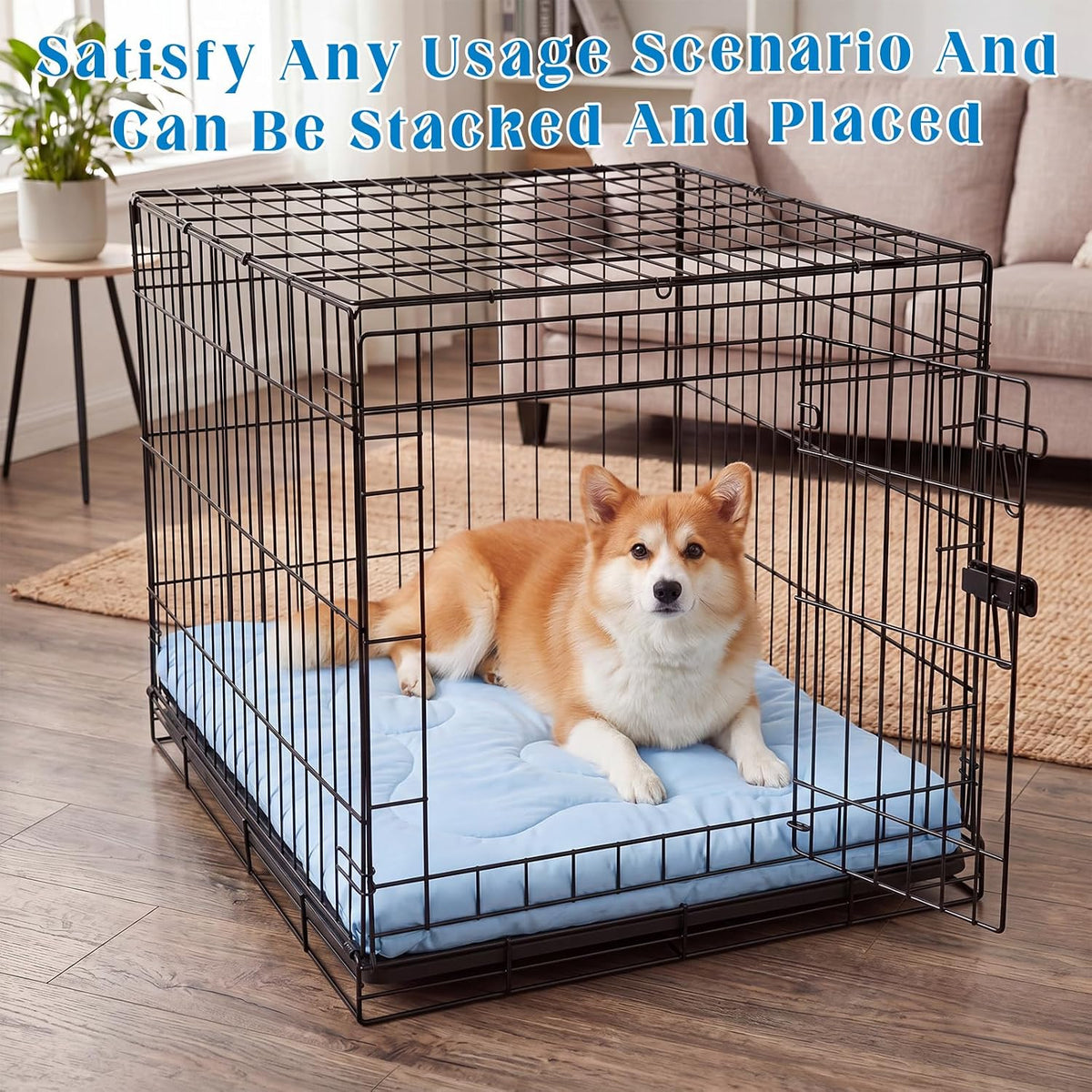 Geetery 72"x72" Cooling Blanket for Large Dogs, Breathable Pet Blanket