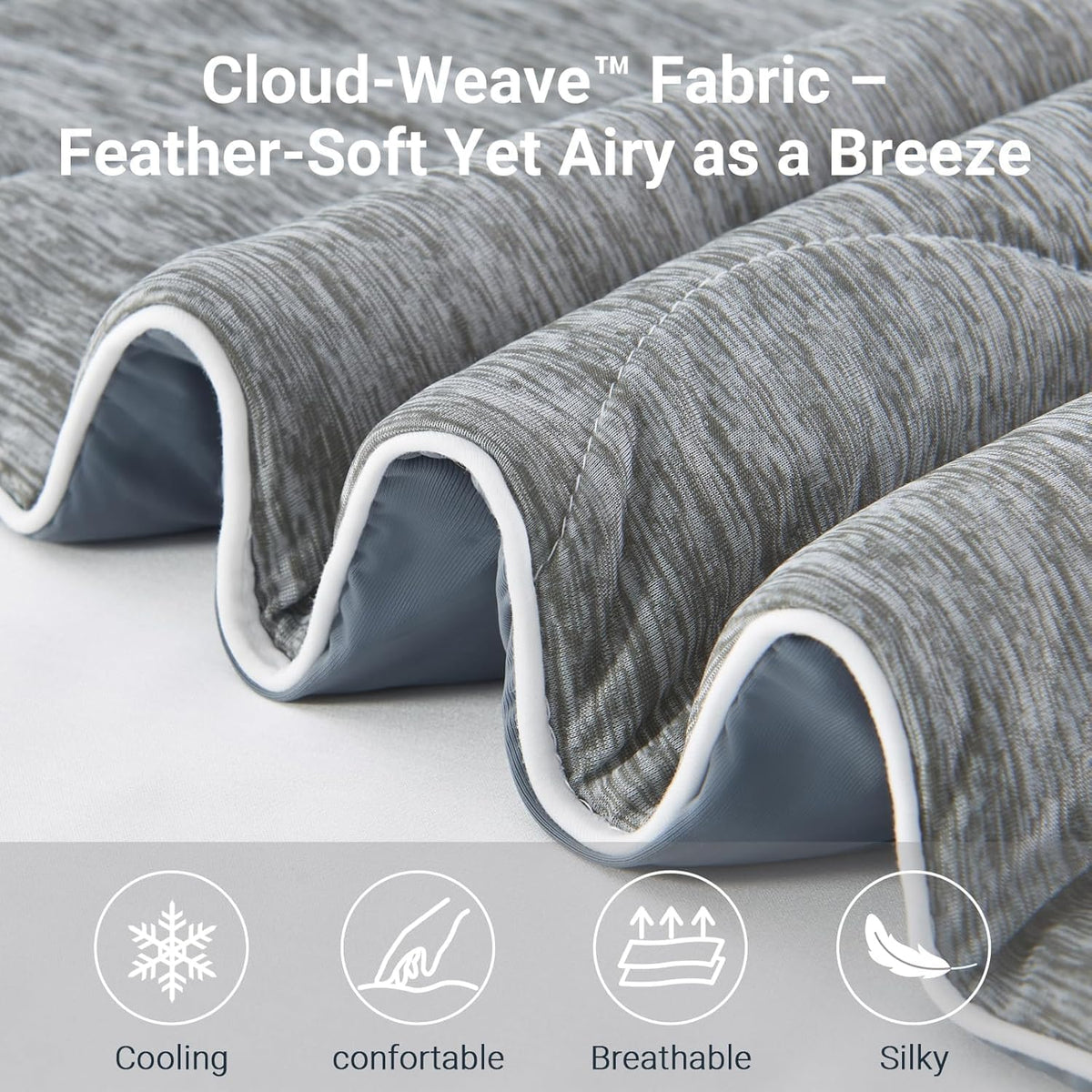 Cooling Blanket for Dogs. Dog Cooling Blankets for Large Dogs, Breathable Cooling Fabric, Cold Washable, Cooling Dog Blanket Durable Scratch-Resistant Soft Fabric for All Seasons, Steel Grey