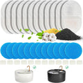MISFANS Ceramic Dog Water Fountain Filters, 36-Piece Replacement Set