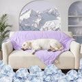 Cooling Blanket for Dogs. Dog Cooling Blankets for Large Dogs, Breathable Cooling Fabric, Cold Washable, Cooling Dog Blanket Durable Scratch-Resistant Soft Fabric for All Seasons, Purple