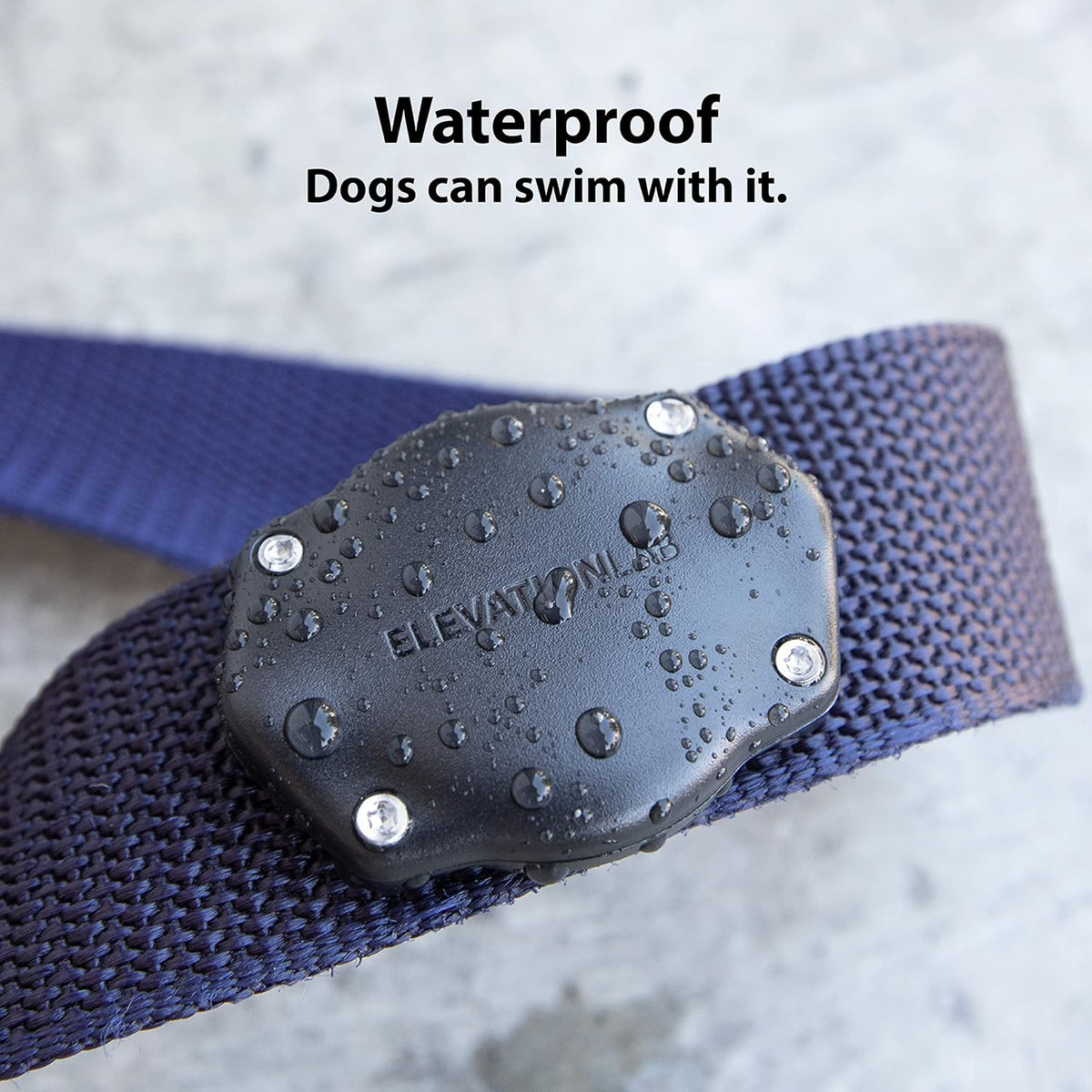 Elevation Lab AirTag Dog Collar Holder - Waterproof (2 Pack)