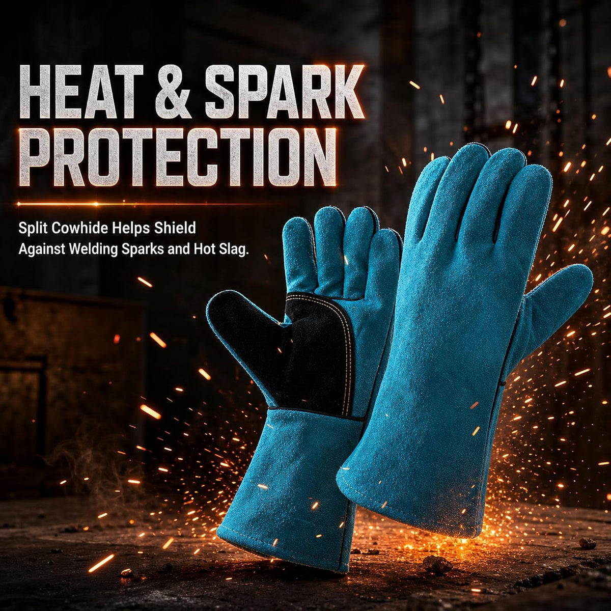 14in Animal Handling Glove, Anti Scratch Protective Gloves