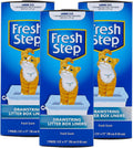 Fresh Step Drawstring Cat Litter Liners, Scented, 2.5 ft x 17 in, 7ct, 3-Pk | Heavy-duty bags for large oval or rectangle pans, drawstring closure for easy, mess-free lift-out cleanup