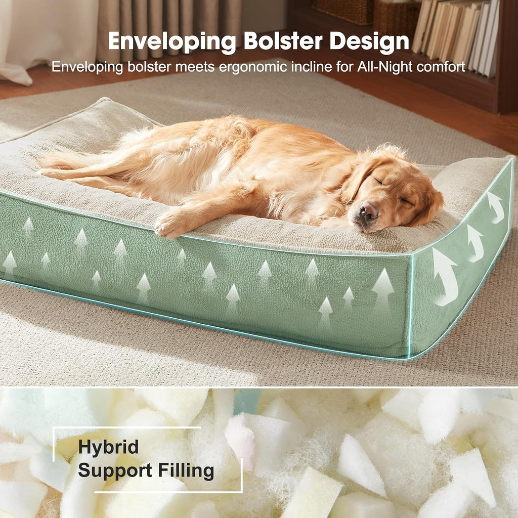 FURTIME XXL Orthopedic Dog Beds Large Sized Dog, Extra Thick Dog Couch 45"