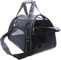 ZaneSun Cat Carrier,Soft-Sided Pet Travel Carrier for Cats,Dogs Puppy Comfort Portable Foldable Pet Bag Airline Approved (Medium-Black)