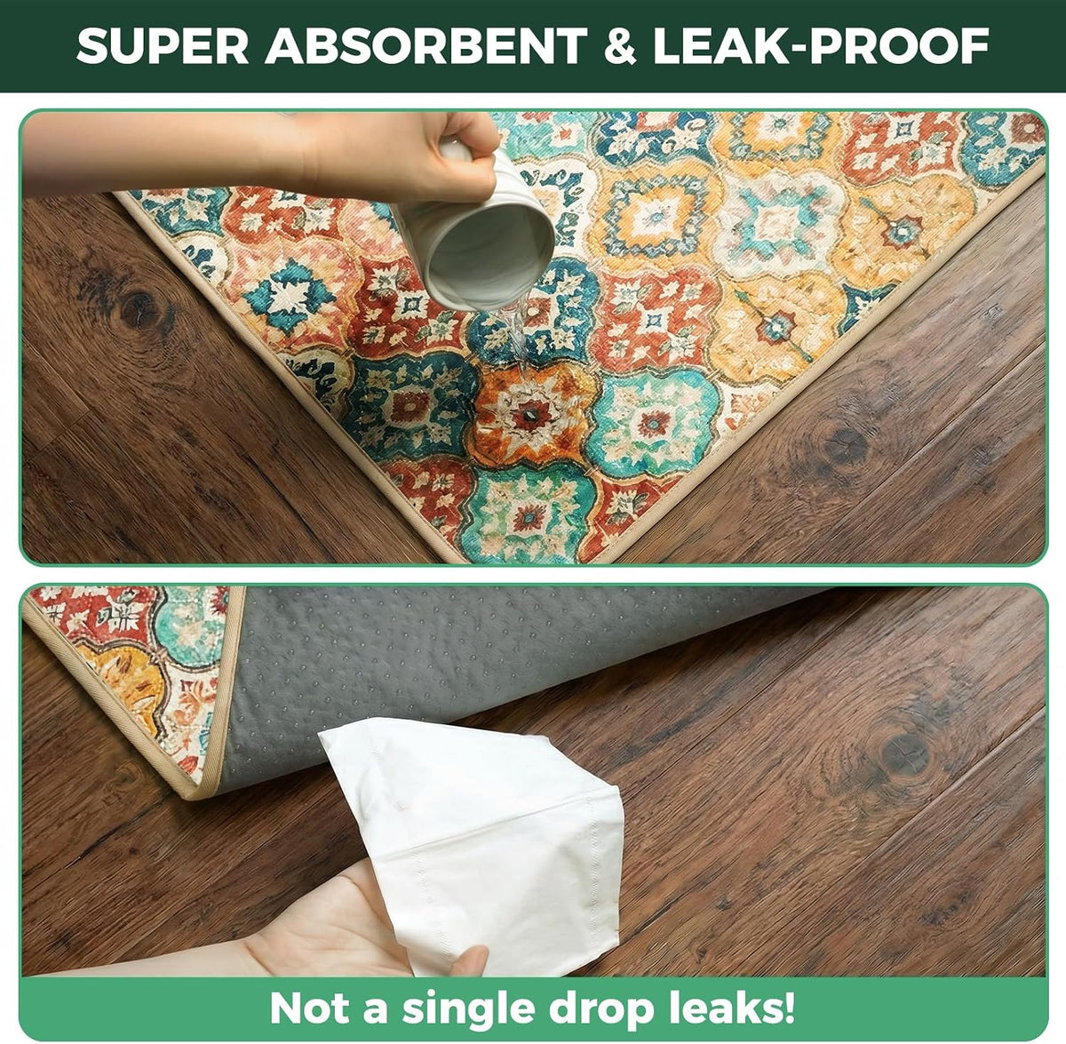 FXW Washable Pee Pads for Dogs, Super Absorbent, 39" x 63", 1 Pack | Machine washable, Non-slip backing, Fits 24"H 6-Panel FXW Rollick/Homeplus Playpens