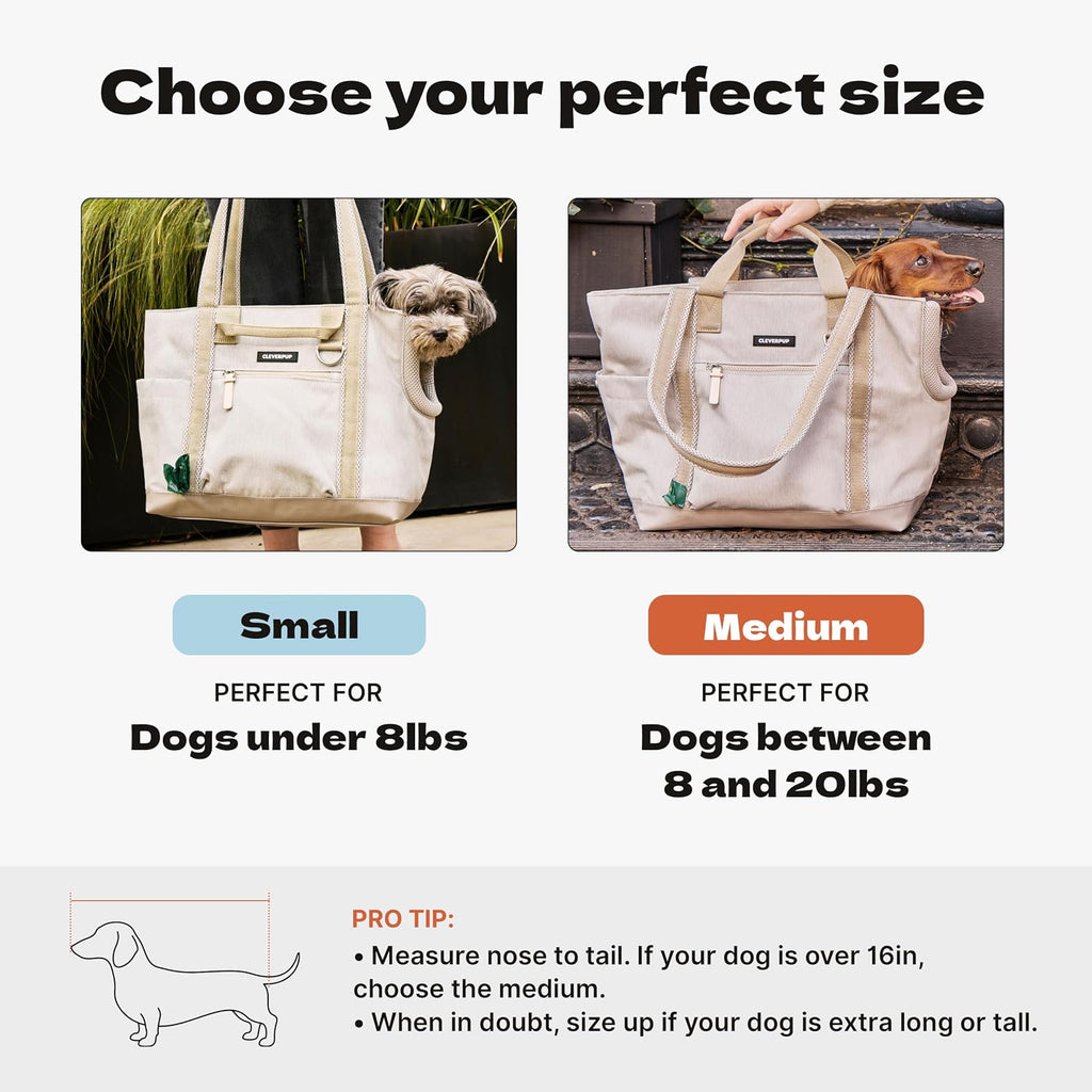 Cleverpup Transit Tote Dog Carrier 4-Piece Set - Medium, Checkerboard